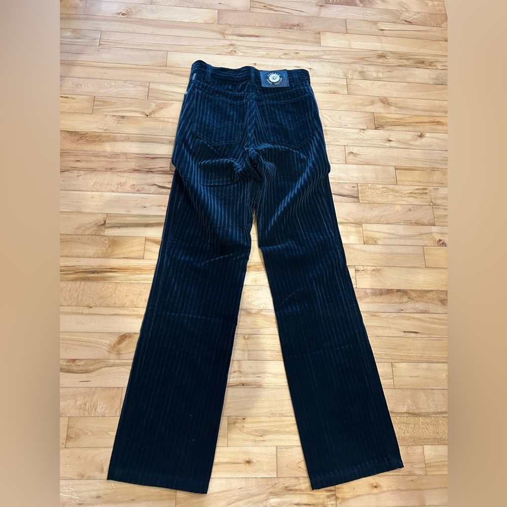 Versace Midnight Blue Corduroy Pants